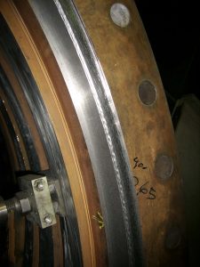 Alloggiamento metallico perfettamente ripristinato