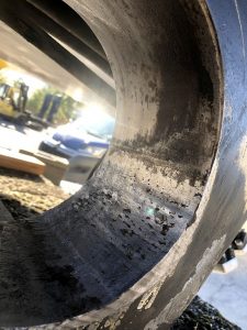 Barenatura Sede Perno su Caricatore di Container