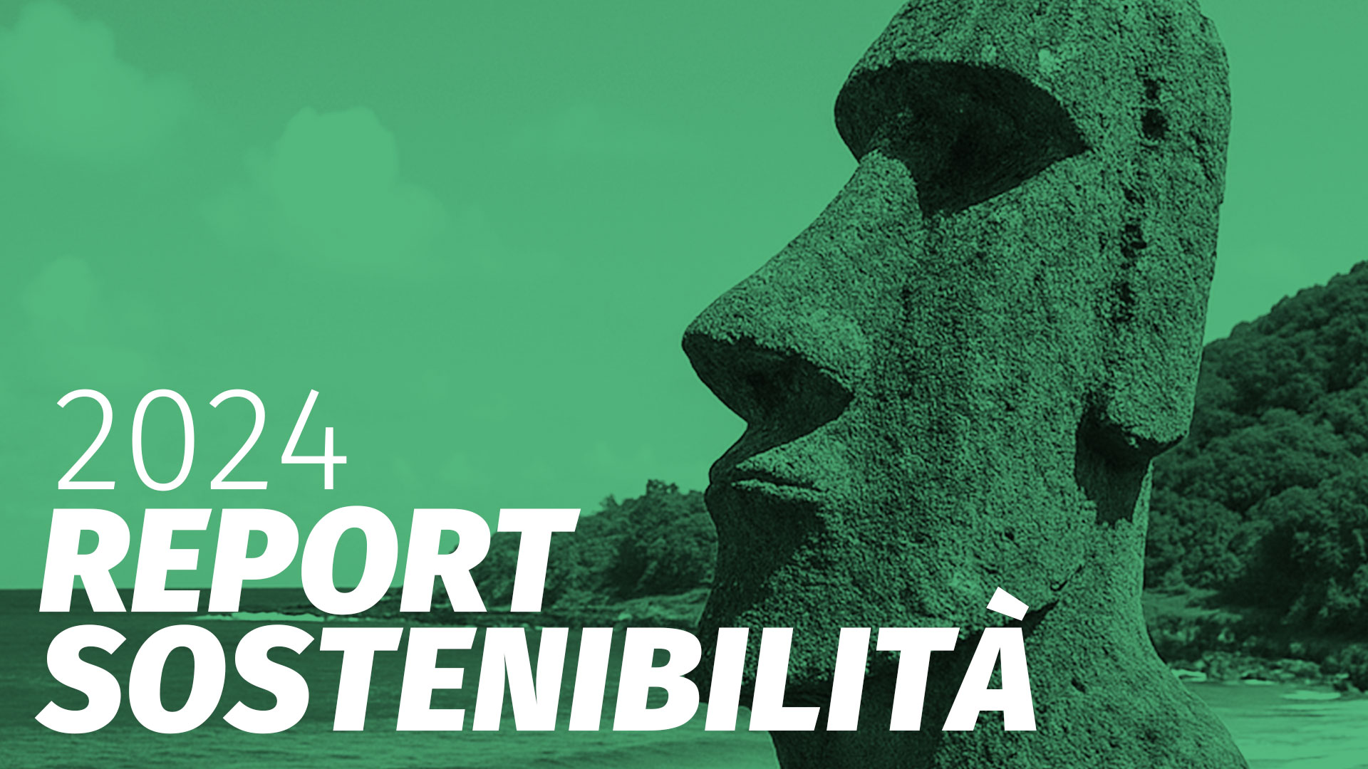 Bilancio di sostenibilità 2024 | testa moai, simbolo di Nuova Simat